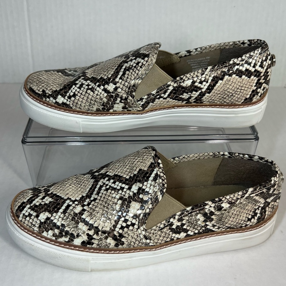 Steve Madden Jalia Snake Print Slip-On Sneakers